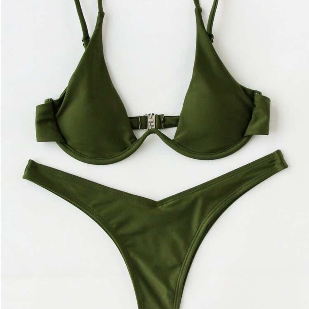 Dark Green bikini